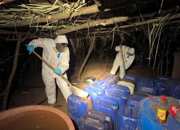 ICE desmantela laboratorios de narcotráfico en territorio mexicano