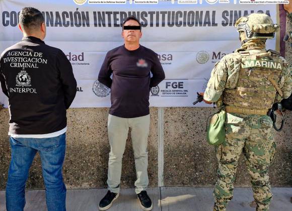 Detienen en Culiacán a presunto integrante del Cártel de Sinaloa, con fines de extradición a Estados Unidos