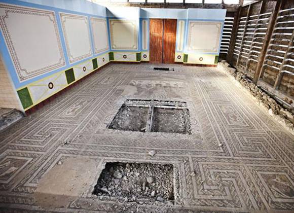 Robo causa daño en mosaico romano del siglo IV