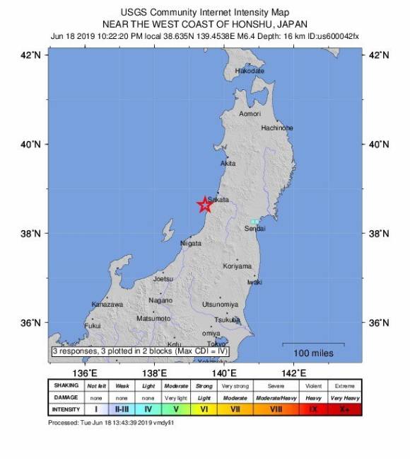 $!Sismo 6.8 en Japón activa alerta de tsunami