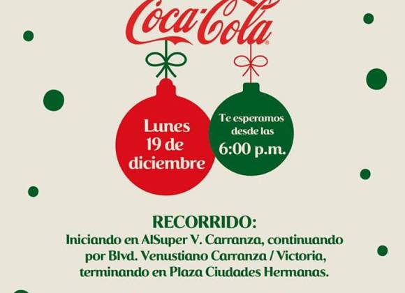 Caravana Coca Cola en Saltillo ser hoy se incorporar al tr fico