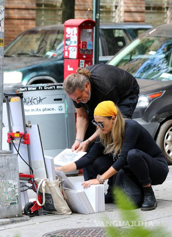 $!Fher Olvera de Maná presume a su nueva novia en Nueva York