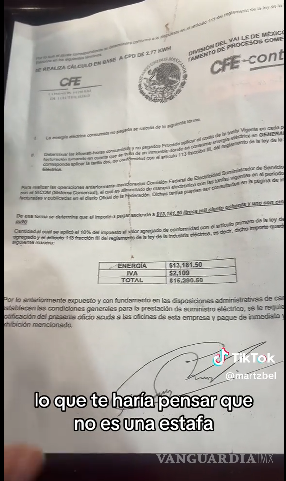 $!¿La CFE te dejó una notificación de adeudo? Denuncian fraude con documentos falsos de la CFE; así funciona