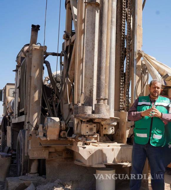 $!Los trabajos de equipamiento e interconexión del pozo a la red general concluirán en un plazo aproximado de 20 días a un mes, aseguró el gobierno municipal.