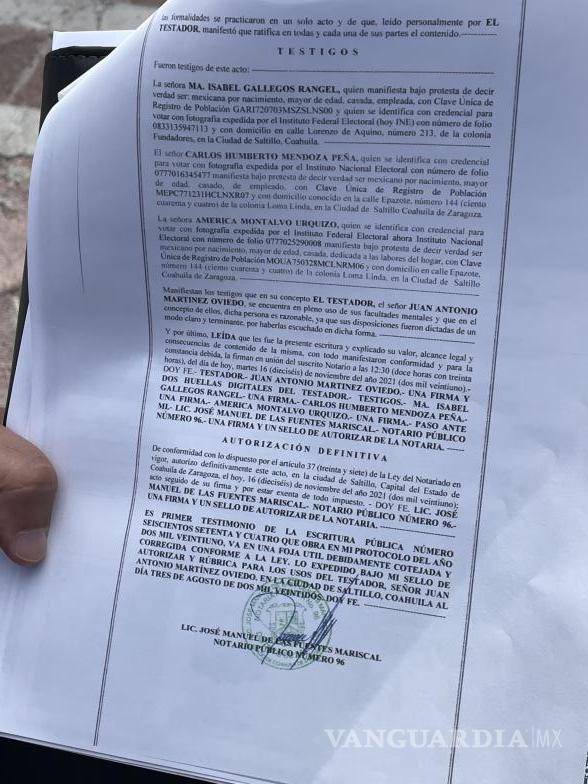 $!Las propiedades disputadas incluyen tres bienes que Juan Antonio Martínez Oviedo dejó como herencia a su hermano.