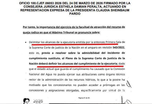 $!El oficio fue enviado por la Consejería Jurídica de la Presidencia a la Suprema Corte.