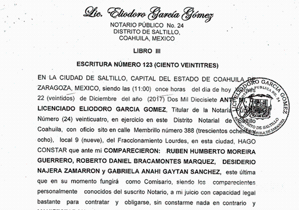 $!En la organización que creó el hijo de Humberto Moreira para formar Partidos Unidos, también contó con el apoyo de Desiderio Nájera Zamarrón.