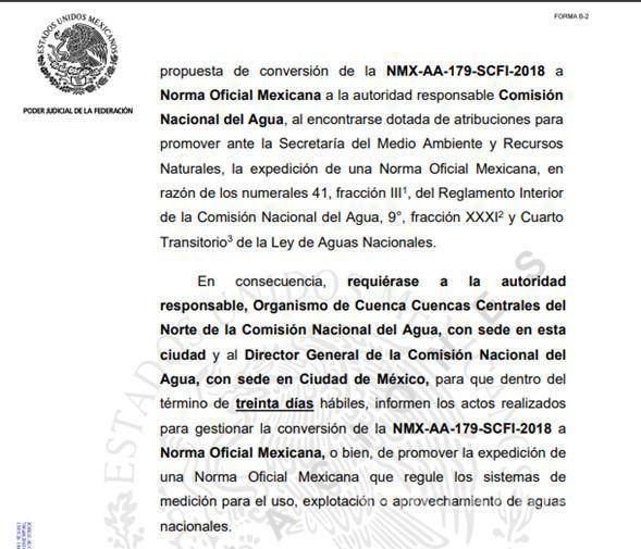 $!La orden judicial da seguimiento a una sentencia de la Suprema Corte de Justicia de la Nación (SCJN) sobre la protección del acuífero Principal de La Laguna.