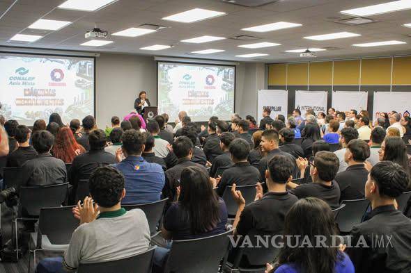 $!Alumnos de CONALEP, CECyTE y DGETI presentaron soluciones aplicadas a procesos industriales tras realizar estancias en empresas de la región.