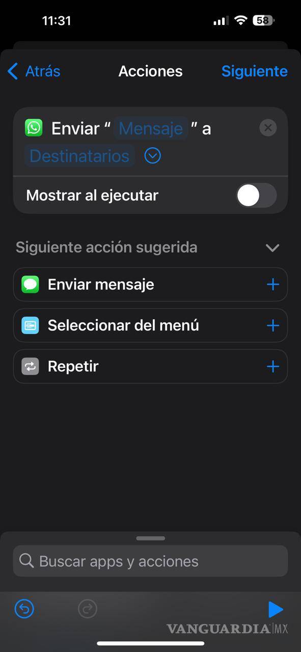$!¡Atención usuarios de iPhone! Entérate como programar mensajes en WhatsApp