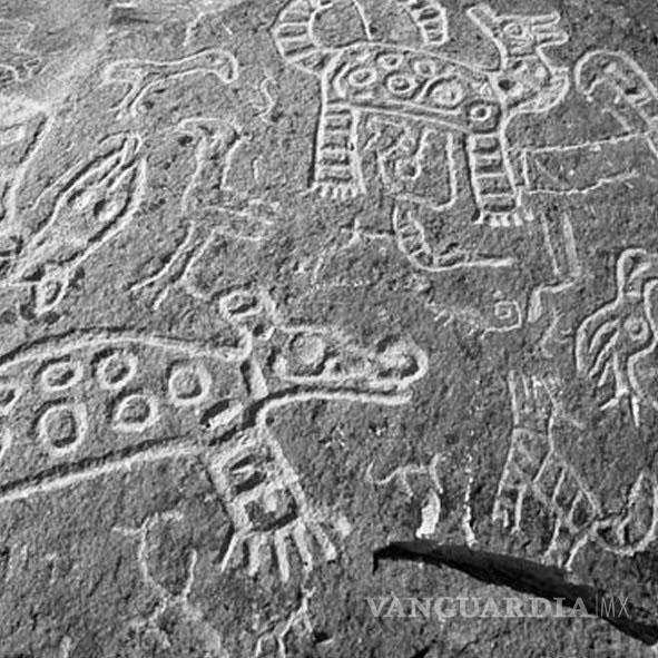 $!Petroglifos como estos abundan en el desierto de Coahuila.