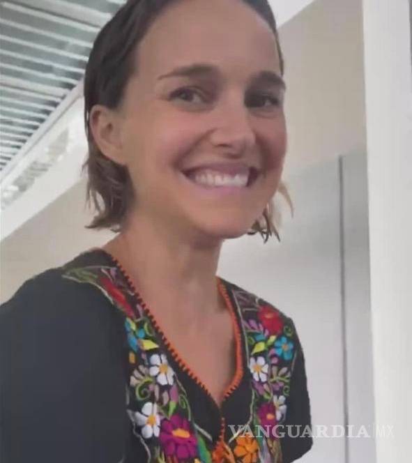 $!Natalie Portman convive con la cultura mexicana desde los textiles