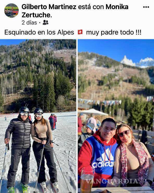 $!Durante su viaje a Europa, Mónika Zertuche y su esposo aprovecharon para visitar los Alpes Suizos.