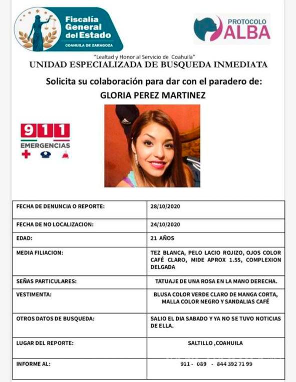 $!Localizan a María Fernanda en Saltillo; madre agradece apoyo