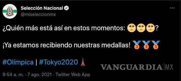 $!México recibe la medalla de bronce en futbol varonil de Tokio 2020