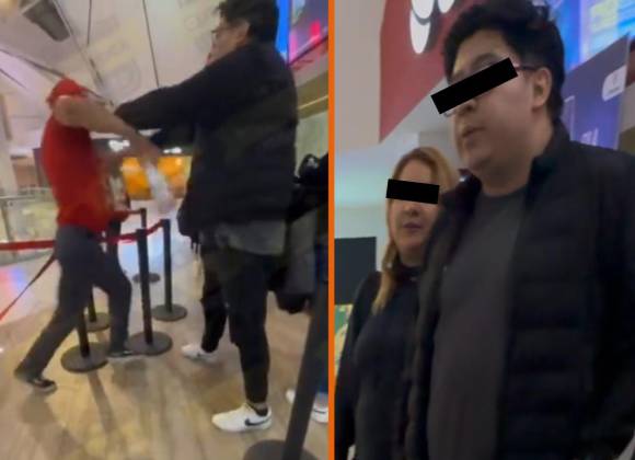 Hombre agrede a empleado de Cinemex, usuarios lo apodan ‘Lord Migajero’: (VIDEO)