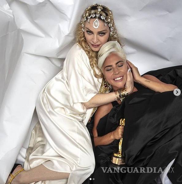 ¡Madonna y Lady Gaga juntas!... la reina del pop olvida rencillas y celebra su triunfo en los Oscar 2019