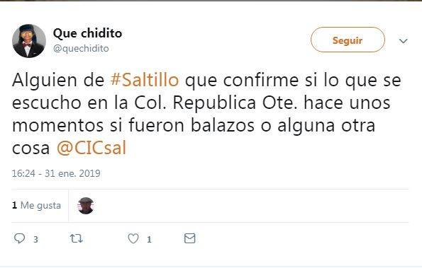 $!Reportan detonaciones en colonia República de Saltillo; autoridades revisan el área y descartan relación con violencia