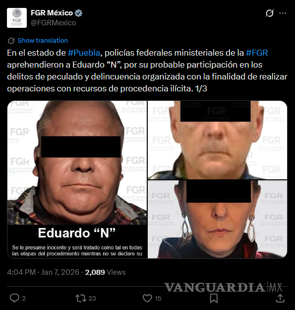 $!Juez vincula a María Vanessa Pedraza, excolaboradora de García Luna, por lavado de dinero