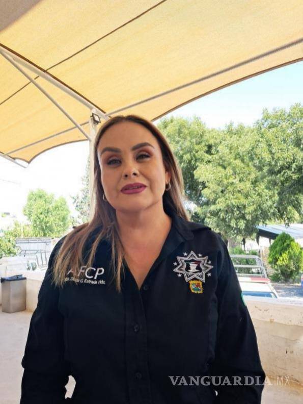 $!Diana Olivia Estrada Hernández explicó que en la actividad participaron policías preventivos, agentes de Tránsito, Proximidad Social y cadetes.
