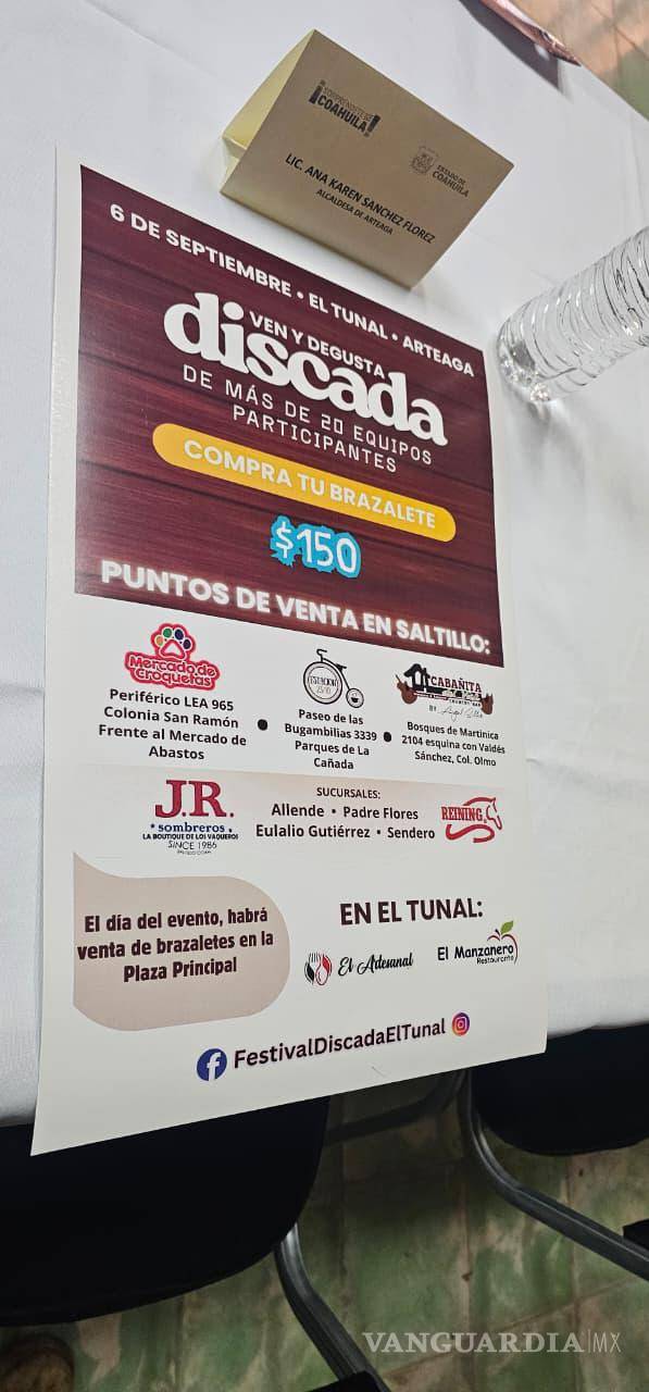 $!Los boletos, en forma de brazaletes con un costo de 150 pesos, permitirán a los asistentes degustar todas las discadas preparadas por los equipos.