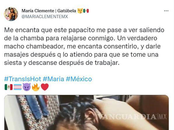 $!Maria Clemente comentó que ella publica vídeos íntimos porque es su cuerpo y su decisión