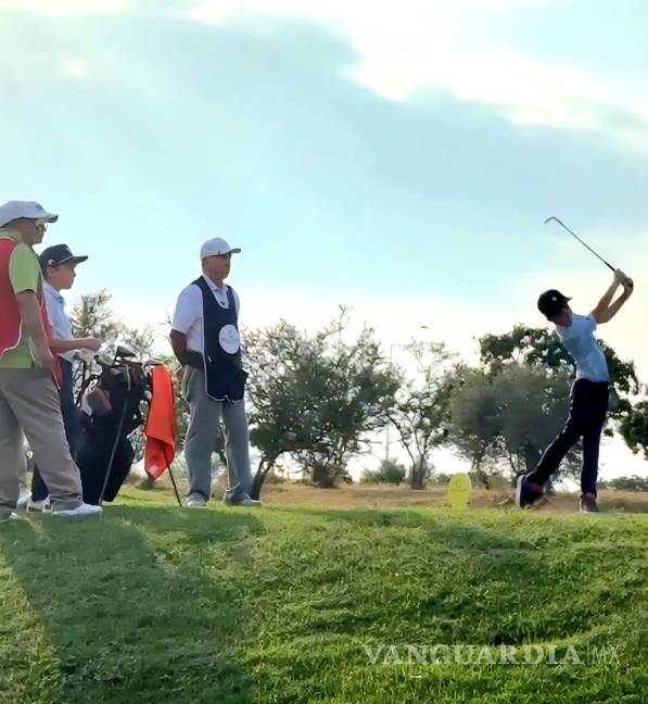 $!El golfista saltillense continuará su preparación en el Club Campestre Saltillo rumbo a Ciudad del Sol.