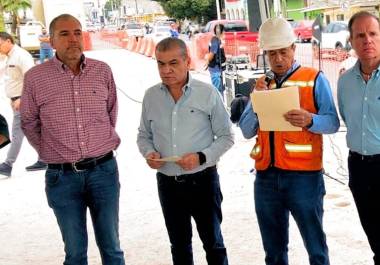 El alcalde Miguel Ángel Riquelme Solís supervisó los avances del Sistema Vial Revolución-Vasconcelos, cuya conclusión está proyectada para principios de 2027.