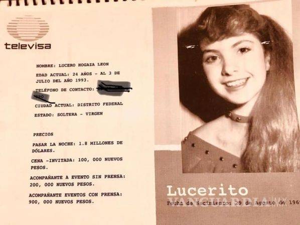 $!Prosticatálogo de Televisa, no existe: Lucero dice que no apareció en el catálogo de actrices