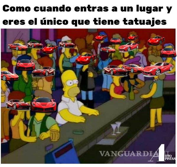 $!Un 'Ferrari con calcamonías': El meme que causó revuelo en redes sociales