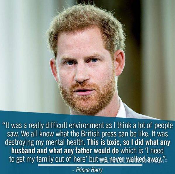 $!‘Necesitaba sacar a mi familia de ahí’, el Príncipe Harry habla por primera vez sobre su salida de la realeza británica (video)