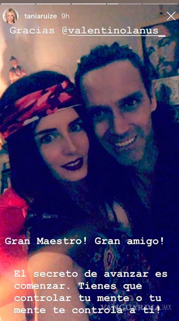 $!La relación de Tania Ruiz y Valentino Lanús; los une la meditación