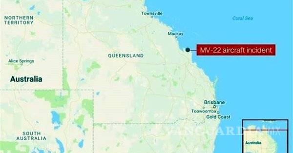 $!Choca avión militar de EU en Australia; hay 3 desaparecidos