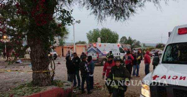 $!Cinco muertos en Querétaro por explosión de pirotecnia