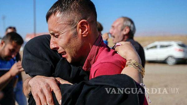 $!Conmovedor reencuentro de una familia iraquí tres años después de ser separada por ISIS en Mosul