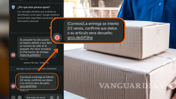 ¿Te llegó un mensaje diciéndote que no pudieron entregar un paquete ...