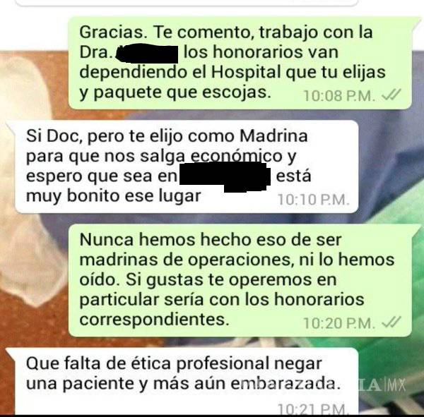 $!#LadyCesárea busca 'madrina' de parto