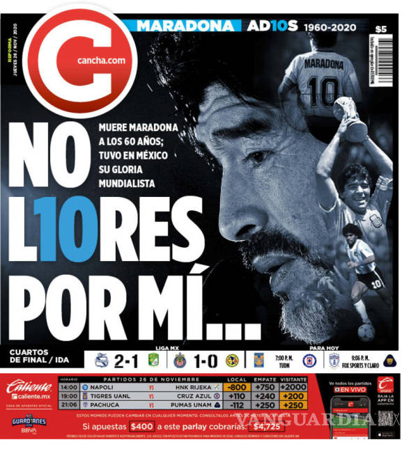 $!El mundo se rinde ante Maradona