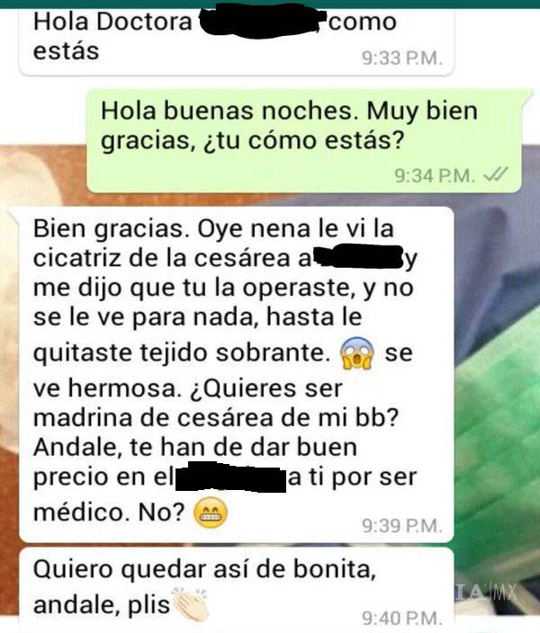 $!#LadyCesárea busca 'madrina' de parto