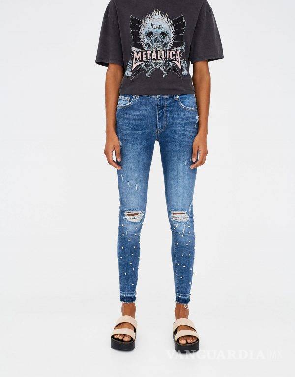 $!Jeans con perlas serán la sensación esta primavera