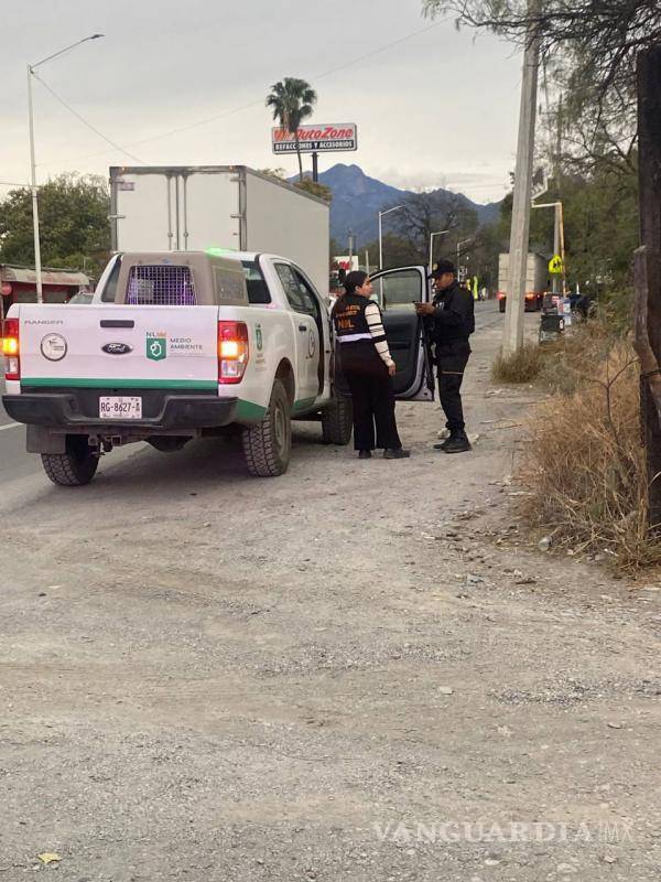 $!Fuerza Civil intervino tras una denuncia ciudadana por detonaciones de arma de postas en el municipio de Hidalgo, Nuevo León.