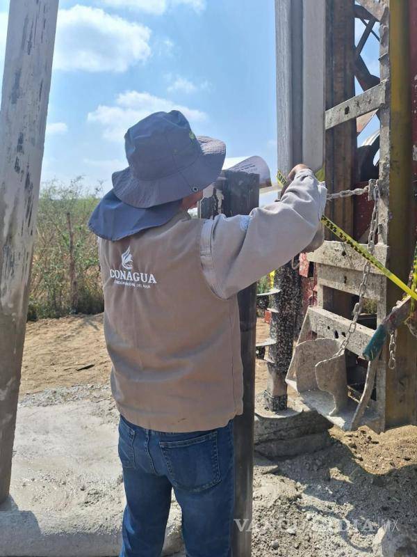 $!Clausura Conagua cuatro pozos de agua ilegales, en Nuevo León