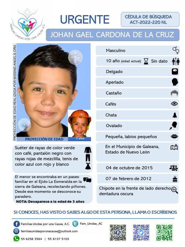 $!La madre del menor dice que lo más importante es que la comunidad reconozca la cara del menor.