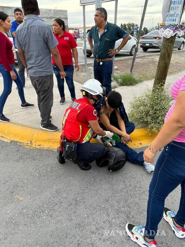 $!El joven fue correctamente atendido por las autoridades de seguridad.