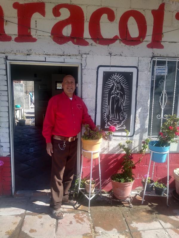 $!La imagen de la Virgen de Guadalupe la carretera Saltillo a Torreón.