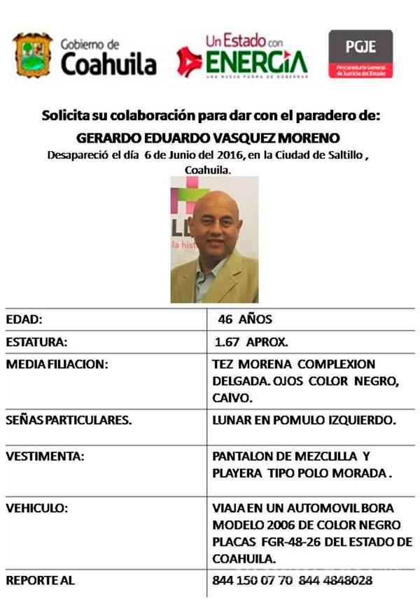 $!Encuentran en Concepción del Oro a padre saltillense