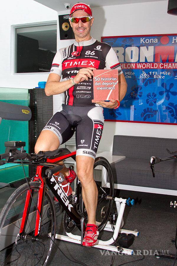 $!'Un mexicano chin...', Luis Álvarez hará un Ironman en casa y buscará un millón de pesos para donar