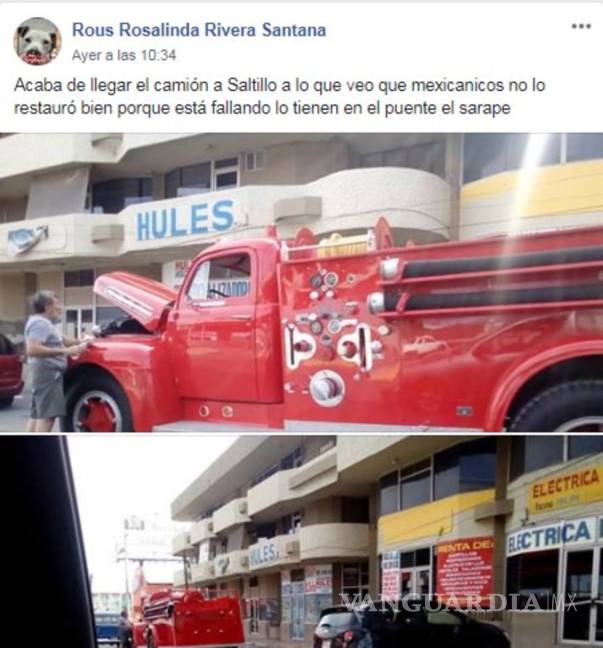 $!Niegan fallas en camión de bomberos recién reparado