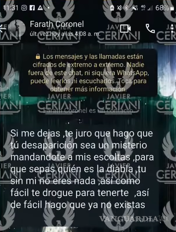 $!Exasistente de Farath Coronel lo acusa de abuso sexual, violencia y explotación laboral
