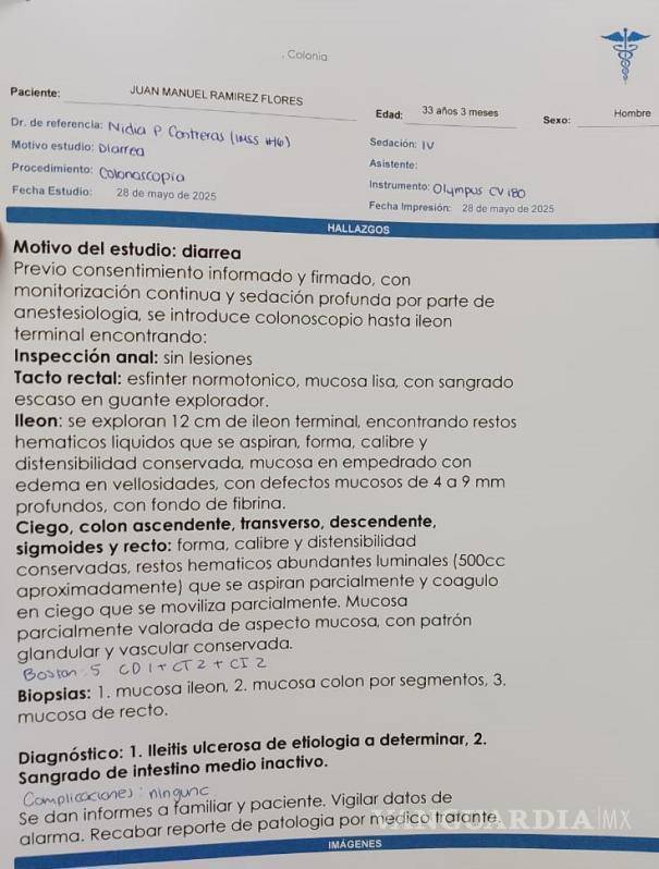 $!La familia del paciente exige la intervención inmediata de especialistas y de organismos como la CDHEC, mientras evalúan emprender acciones legales por el trato recibido.
